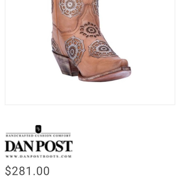 SOLD! Dan Post cowboy boots 7M - Picture 9 of 9